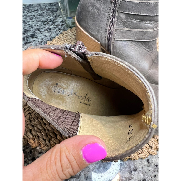 In moda leather boots size 6.5 - Picture 6 of 7